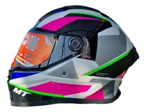 Comprar Casco Mt Integral Stinger 2 Cheste D8 Rosa Brillo