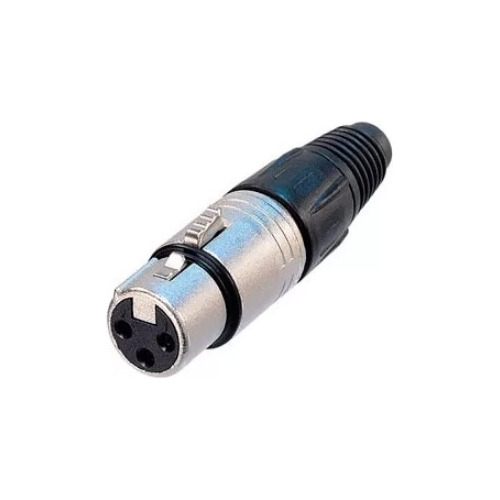 Conector Xlr Canon Femea Neutrik Nc3fx #188