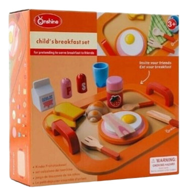 Bandeja De Desayuno Madera Para Niños