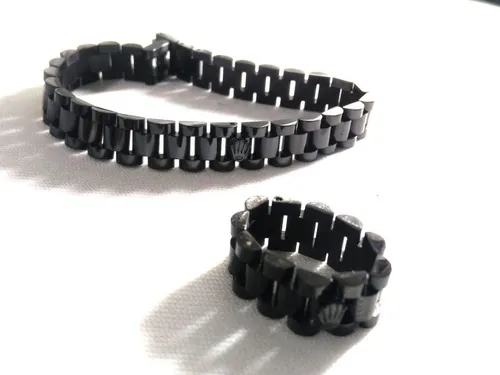 Pulsera rolex online negra
