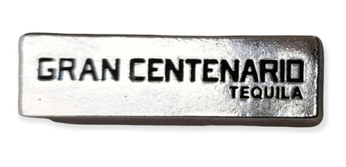 Pin Plateado De La Marca Tequila Gran Centenario 3x1 Cm