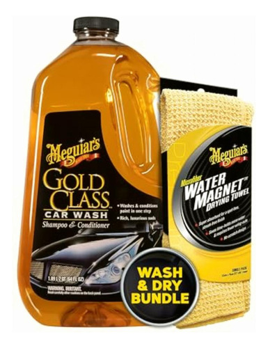 Meguiar 's Oro Clase Para Lavado De Coche, Champú Y