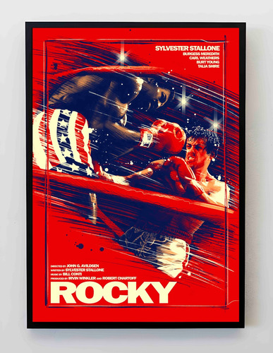 Cuadro 33x48cm Poster Rocky Sylvester Stallone