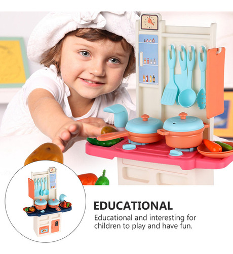 1 Juego De Emulación Kitchen Playing Cognitive Toy Kitchen W