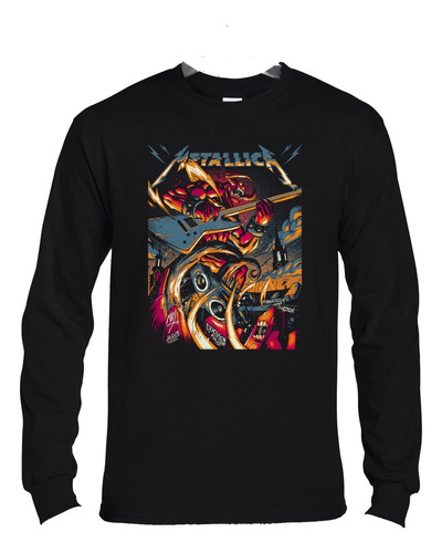 Polera Ml Metallica Stockholm Metal Abominatron