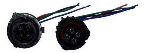 Enchufe Conector Macho Y Hembra De 4 Pin Para Camión Y Auto