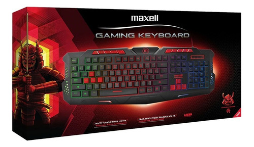 Teclado Gamer Retroiluminado Rgb Anti Ghosting Maxell