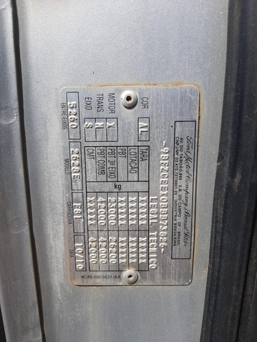 Ford Cargo 2628 Traçado Caçamba