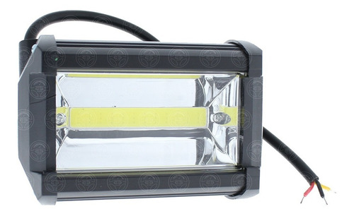 Faro Barra Led Cob Dually 36 Chip Fijo Y Estrobo 12-80v