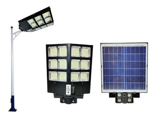 Lampara Solar Led 400w Suburbana Para Alumbrado Publico Ip67