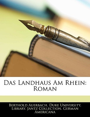 Libro Das Landhaus Am Rhein: Roman, Zweiter Band - Auerba...