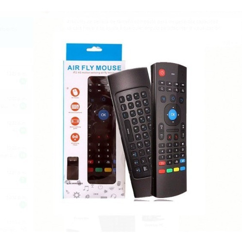 Imagen 1 de 5 de Control Remoto Air Mouse Teclado Wireless Smart Tv Box Pc