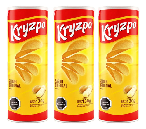  Papas Kryzpo Original 130g Pack 3