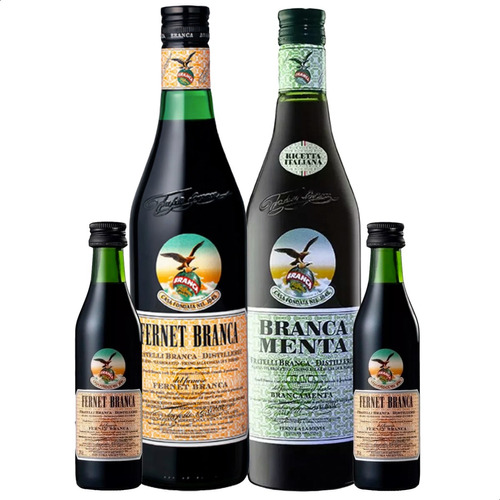 Combo Aperitivo Fernet Branca Fratelli + Menta + Miniatura