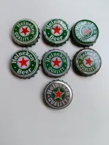 Comprar Lote De 9 Chapitas Tapitas De Cerveza Heineken  Importadas