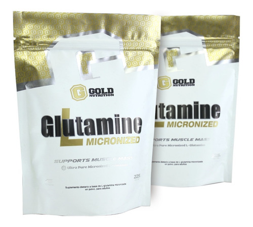 L Glutamina 450 Grs Gold Nutrition Materia Prima Importada