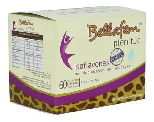 Bellafem Plenitud Lata Con 60 Tabletas | Meses sin interés