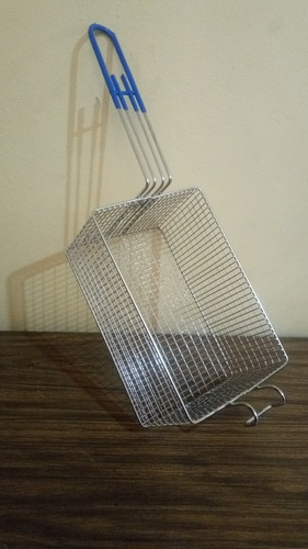 Imagen 4 de 6 de Canastilla Escurridor Para Freidora Nueva De Acero Niquelado