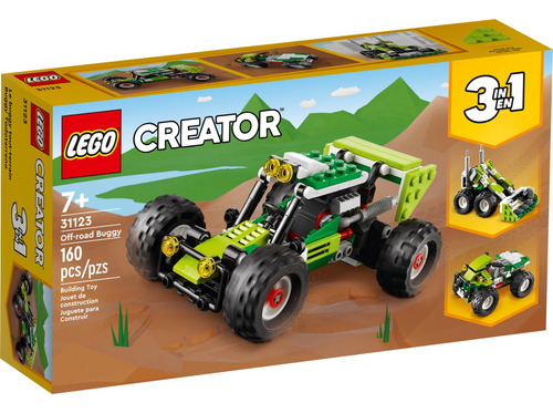 Lego® Creator 3en1: Buggy Todoterreno Cantidad de piezas 160