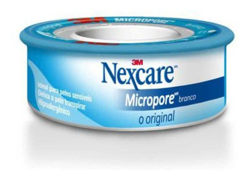 Curativo Nexcare micropore 12mmx4.5m branco	