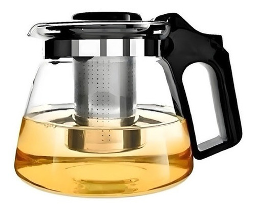 Tetera Vidrio 900 Ml Con Filtro Difusor Metálico