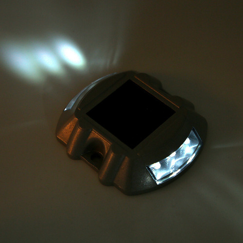 Luces Solares De Carretera 2 Piezas 6 Led Stud Ground Garden