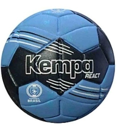 Bola De Handebol Kempa React H3 Cor Azul/Preto Tamanho da bola 3