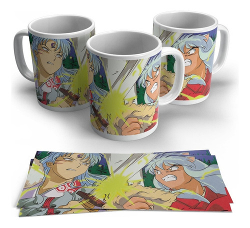 Mug Pocillo Taza Inuyasha Anime Otaku Personalizada