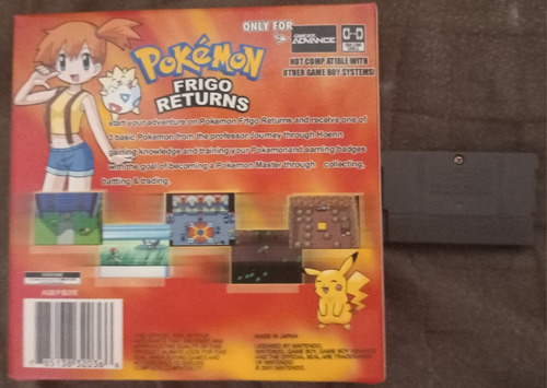 Pokémon Frigo Returns En Caja Para Game Boy Advance!! (Usado)