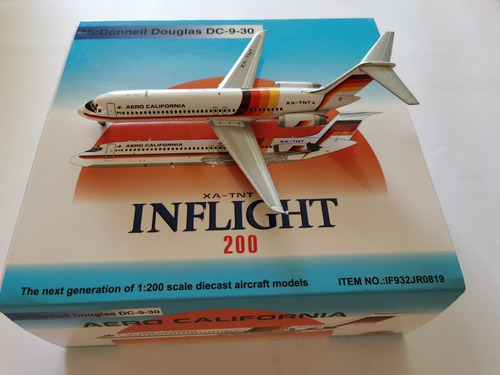Dc-9-30 Aero California Matricula Xa-tnt Escala 1:200
