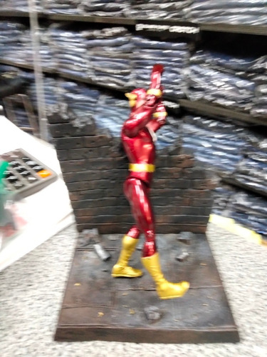 Dc Collectibles, Flash, Alex Ross, Cromado, Barry Allen!! (Usado)