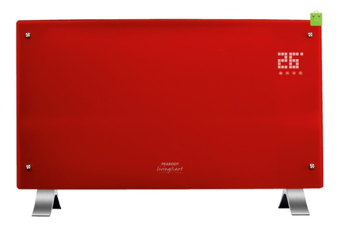 Calefactor Vitroconvector Peabody 2000w Curvo Digital Led Cu