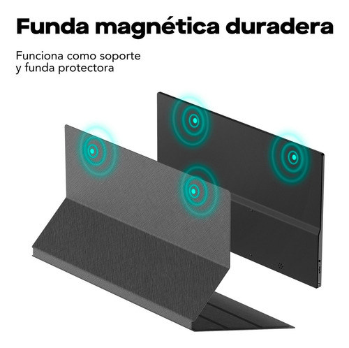 Monitor Portátil Mobile Pixels 15.6'' Fold Color Gris