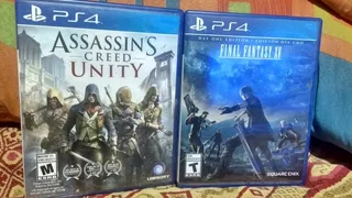 Juegos De Ps 4assasins Creed Unity And Final Fantasy Xv