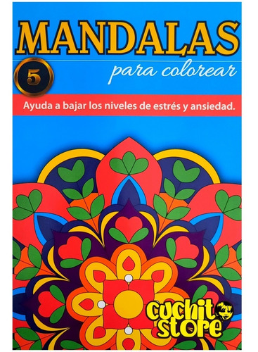 Libro Mandalas Para Colorear Pintar 5