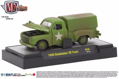 Perudiecast M2 Machines Studebacker 2r Truck Avejentado