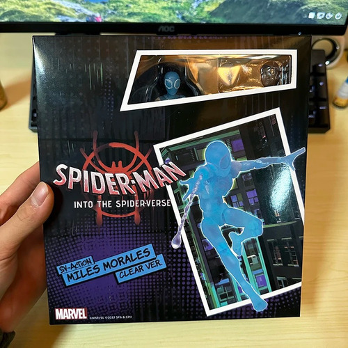 Homem-aranha Invisível Miles Morales Ver. Boneco De Ação