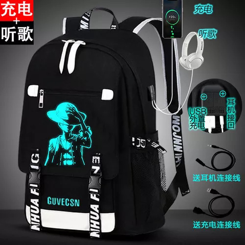 Mochila Luminosa For Man For Students De Secundaria