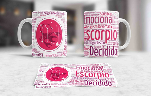 Taza Signo Del Zodiaco Escorpio