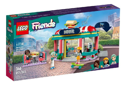 Lego Friends Restaurante No Centro De Heartlake 41728