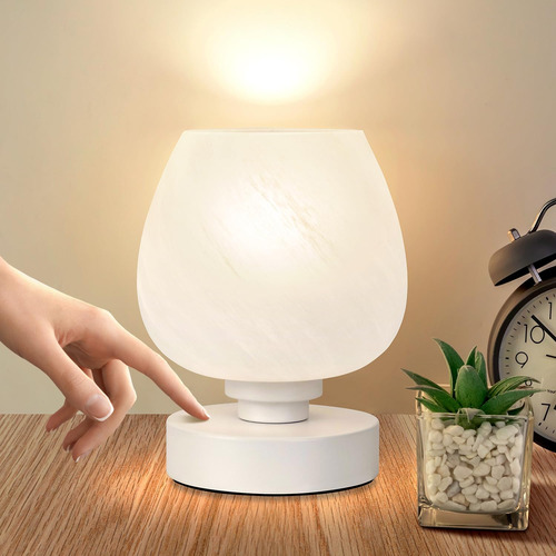 Lámpara De Mesa Táctil Para Mesita De Noche - Lámpara Pequeñ