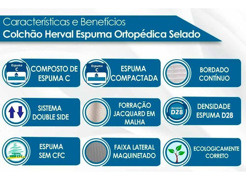 Colchão Solteiro Anatômico D28 / Ag 65 Ortopedic Black Dou