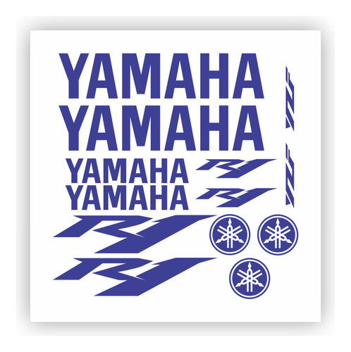 Calcomanías Stickers Yamaha R1 Reflejantes