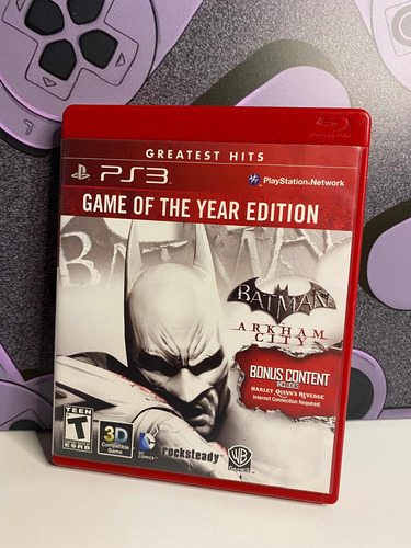 Batman Arkham City Game Of The Year Ps3 Fisico