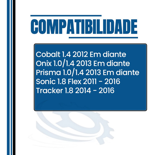 Motor E Ventoinha Radiador Gm Cobalt Onix Prisma Tracker