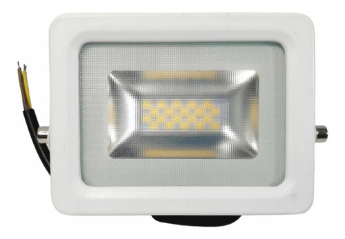 Reflector Led 10w 1000 Lm 85-265v Luz Cálida 3000k Ultralux Color de la carcasa Blanco Color de la luz Cálido