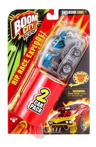 Boom City Racers Pack X 2 Autos Blister Original