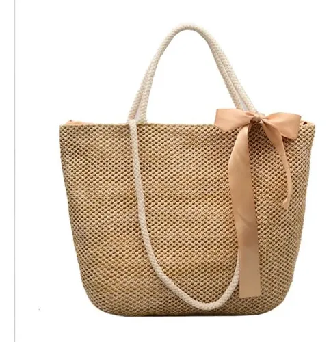 Shein bolsos rafia sale