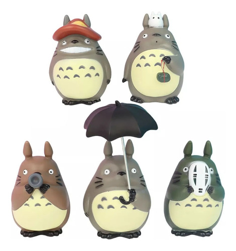 5pcs Anime My Neighbor Totoro Figura Modelo Juguete Regalo 