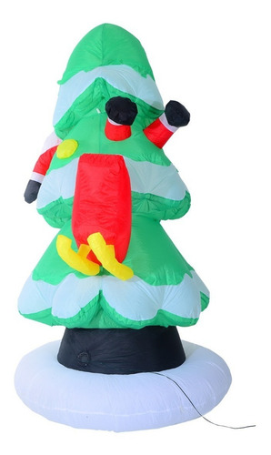 Arbolito Inflable Luminoso Santa Claus Navidad Xtreme C